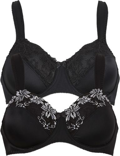 Reggiseno (pacco da 2) (Nero) - bpc selection