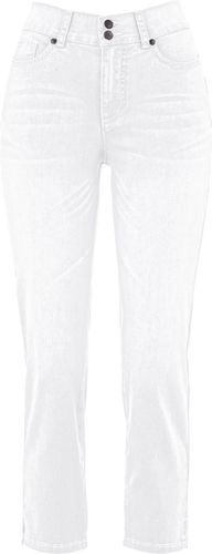 Jeans elasticizzati push-up cropped straight (Bianco) - bpc bonprix collection