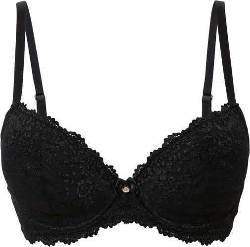 Reggiseno imbottito con ferretto e materiale riciclato (Nero) - BODYFLIRT