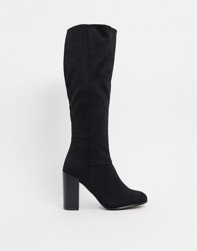 Cuba knee boots in black