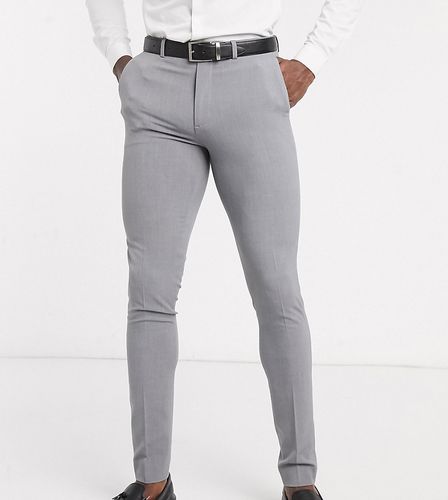 Tall super skinny smart pants in gray-Grey