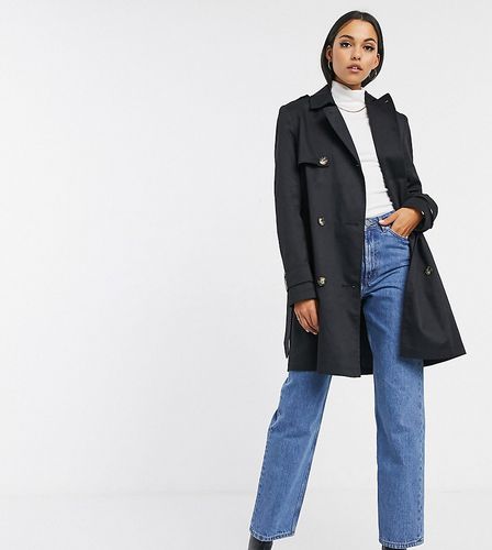 ASOS DESIGN Tall trench coat in black