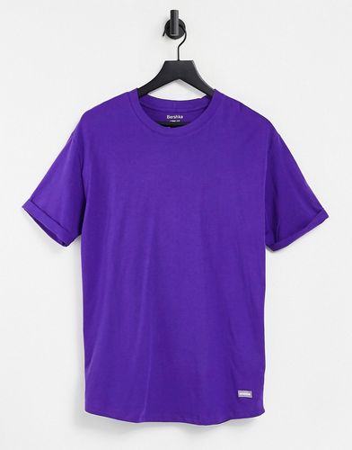 oversized t-shirt in purple