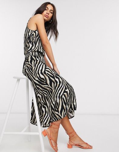 zebra print skirt-Multi