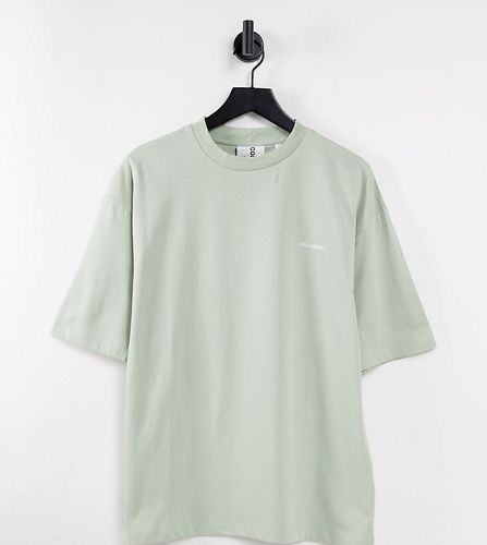 Unisex - T-shirt in cotone organico verde con logo