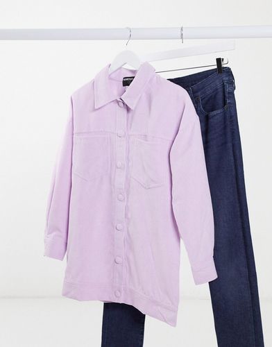 cord shirt in lilac-Purple