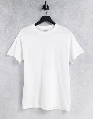 T-shirt con stampa di gamberetto sulla schiena-Bianco