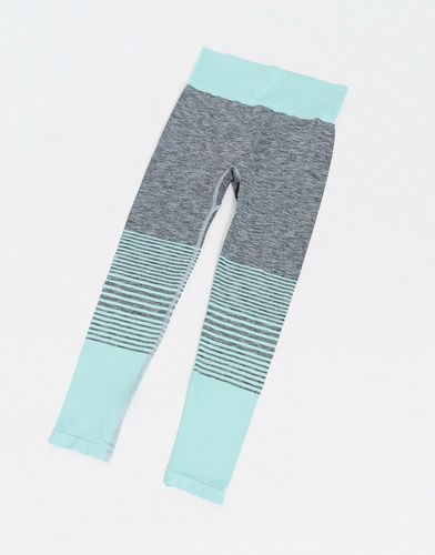 seamless leggings in mint ombre-Green