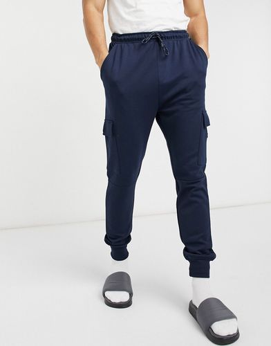 Intelligence cargo sweatpants in navy