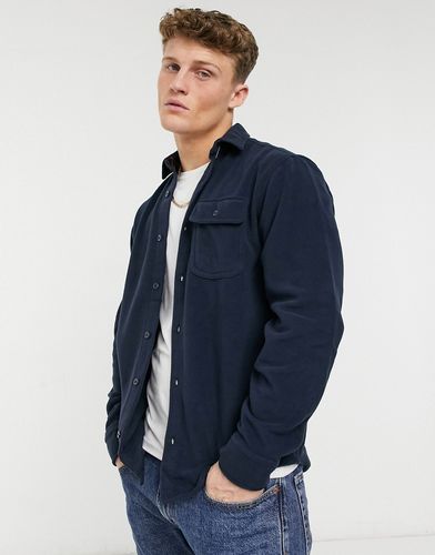 Originals fleece overshirt in navy