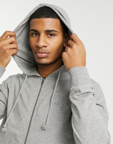 Originals mix and match zip through hoodie-Grey