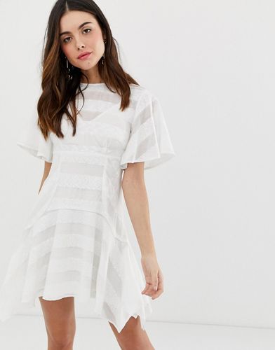 unbroken mini dress-White