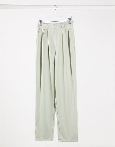 set high waisted pants-Green