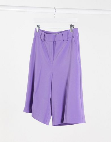 longline city shorts two-piece-Purple