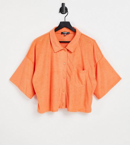 Camicia in spugna arancione in coordinato