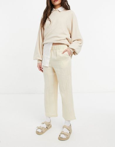 Vega wide leg pants in beige