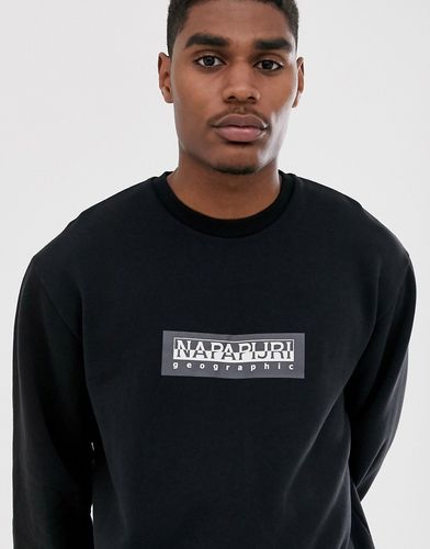 Box sweatshirt in black