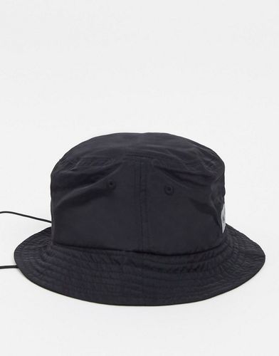 Viper reflective logo bucket hat with toggle-Black