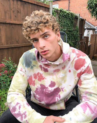 Club tie-dye hoodie-Multi