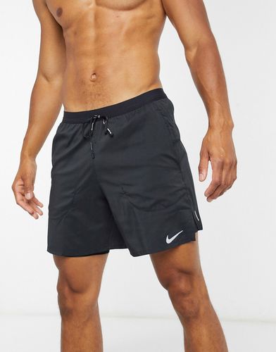 flex stride 2-in-1 7 inch shorts in black