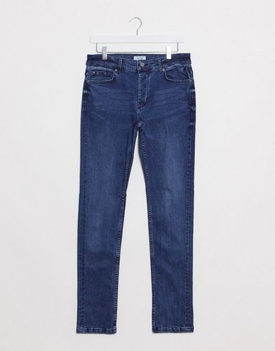 Loom slim fit jeans in mid blue-Navy