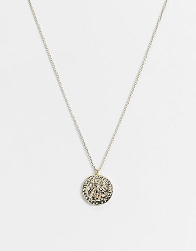 & Other Stories coin pendant necklace in gold