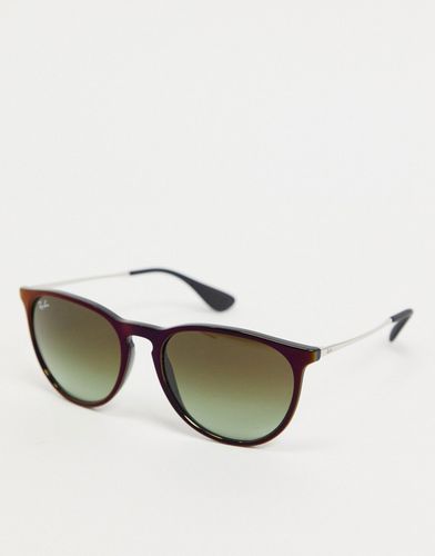 Rayban round sunglasses in black and silver