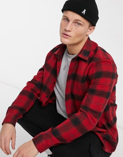 shirt in red shadow check