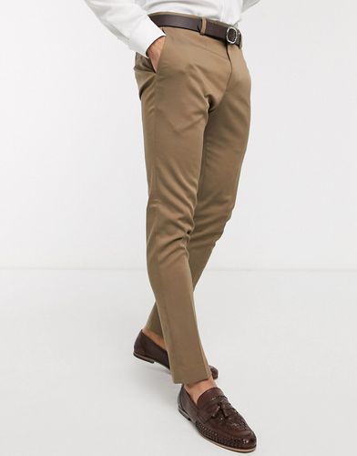 skinny suit pants in beige-Neutral