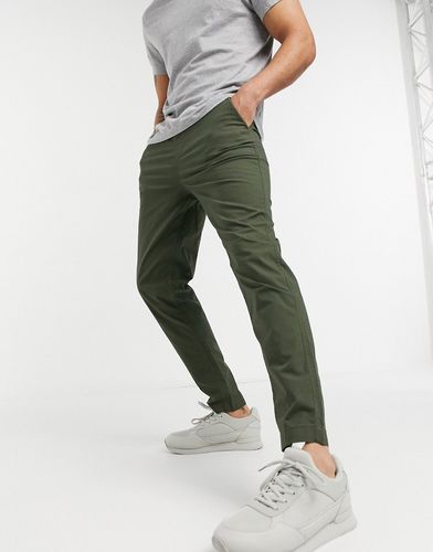 pants with organic cotton in dark green - part of a set