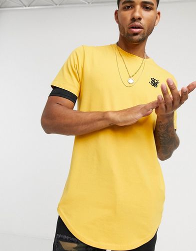 short sleeve gym t-shirt in yellow
