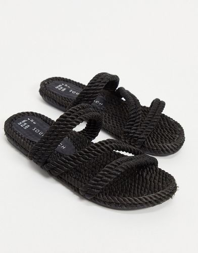 Sliders in corda nere-Nero