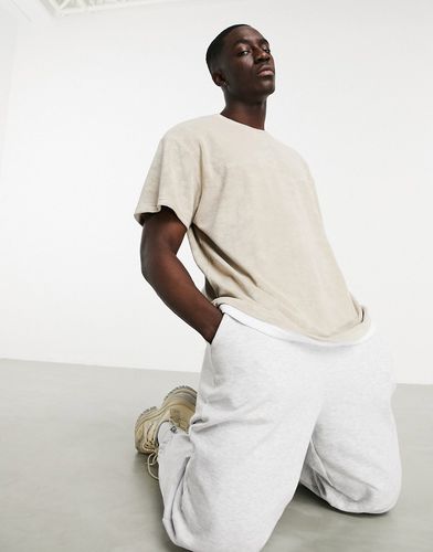oversized t-shirt in washed sand-Neutral