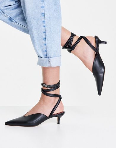 Fiona - Scarpe nere allacciate alla caviglia-Nero