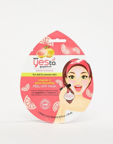 Grapefruit Peel Off Mask Single Use-No color