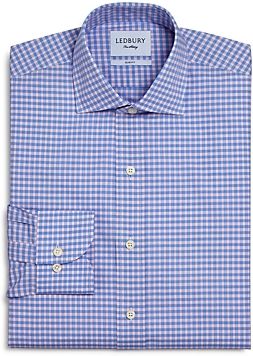 Prestwick Cotton Gingham Check Slim Fit Dress Shirt