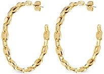 Mariner Link Hoop Earrings