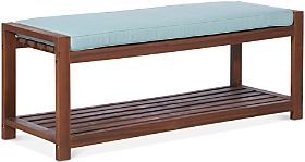 Harbor Outdoor Patio Bench with Cushion