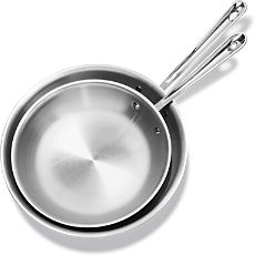 d3 Stainless Steel 10 & 12 Fry Pan Set - 100% Exclusive