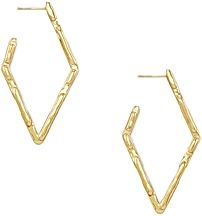 Kenda Scott Rylan Diamond Shaped Hoop Earrings