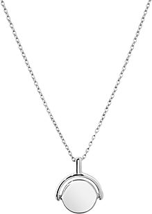 Sterling Silver Small Rotating Pendant Necklace, 18