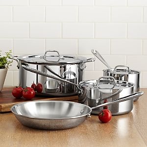 All Clad Stainless Steel 7-Piece Cookware Set - 100% Exclusive