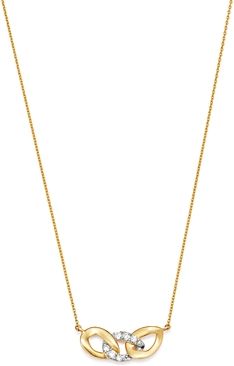 14K Yellow Gold Interlocking Link Pendant Necklace, 15-17 - 100% Exclusive