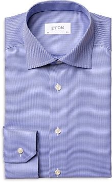 Houndstooth Slim Fit Dress Shirt