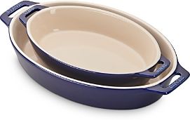 Ceramic Oval Baking Dish 2-Piece Set