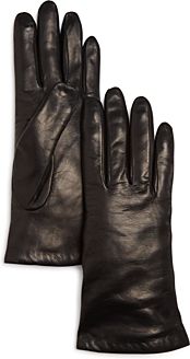 Cashmere Lined Leather Gloves - 100% Exclusive