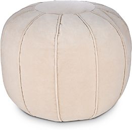 Cotton Velvet Pouf