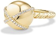 Solari Double Pave Wrap Ring with Diamonds in 18K Gold