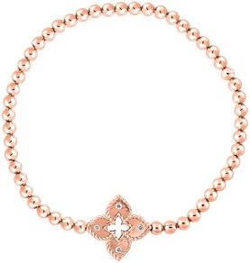18K Rose Gold Venetian Princess Diamond Bracelet
