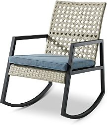 Adrian Rattan Outdoor Patio Rocking Chair